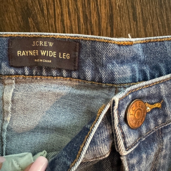 J.Crew Rayner Cropped Wide Leg Jeans - Picture 3 of 5